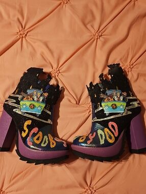 Irregular Choice Scooby Doo Booties 7.5